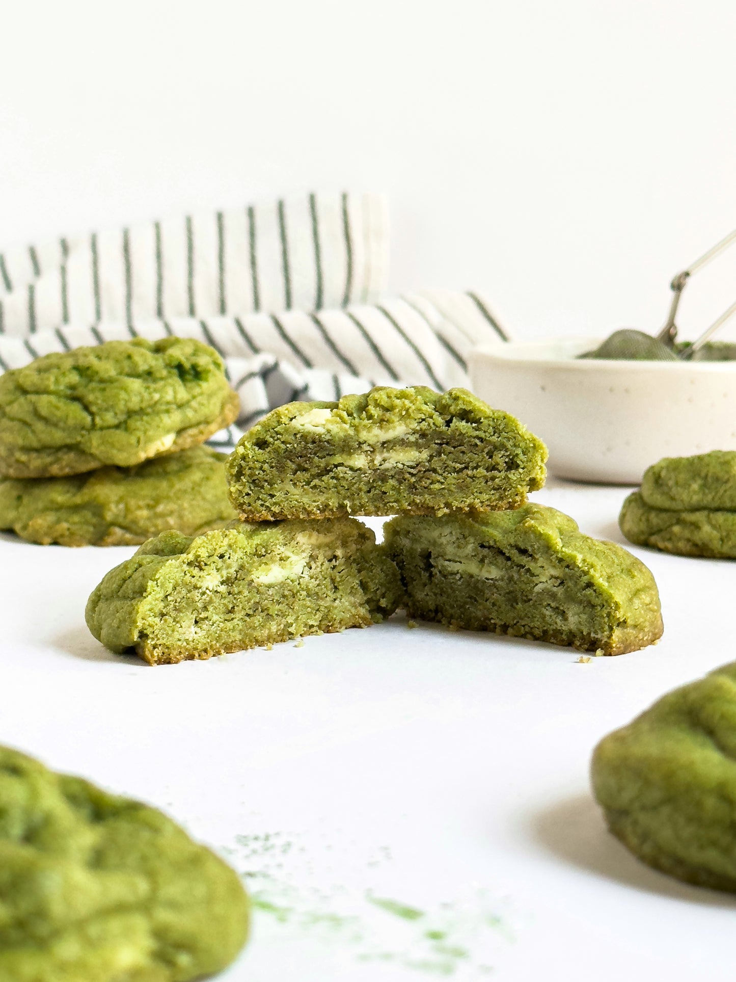 Matcha cookies