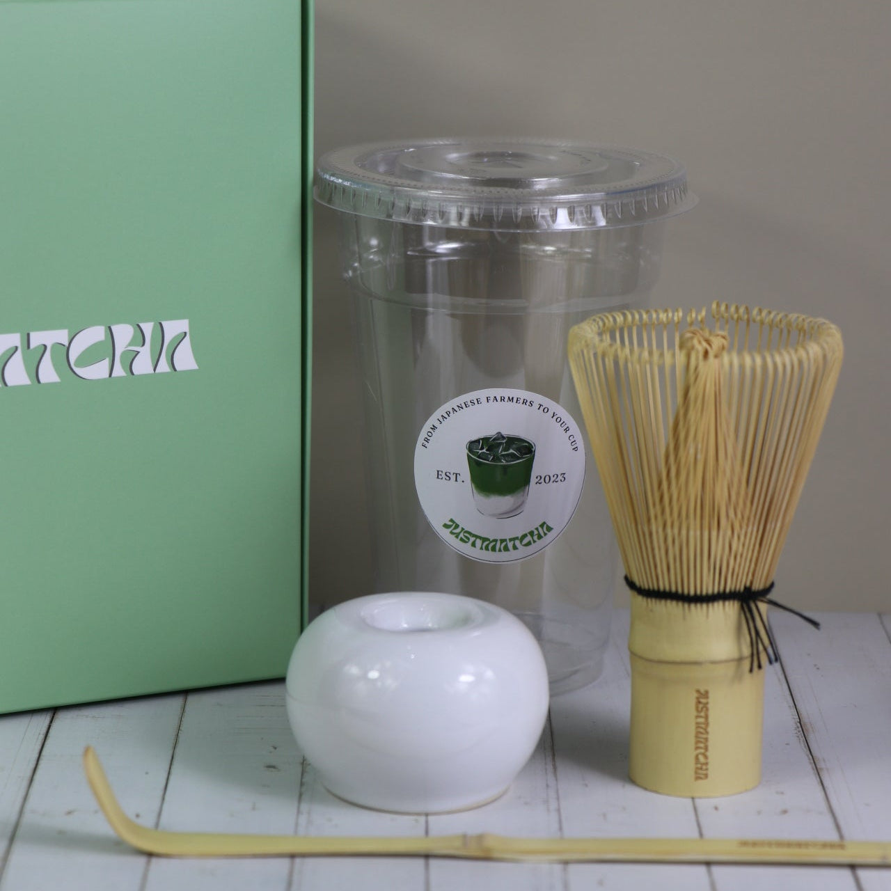 Round Whisk Holder - White