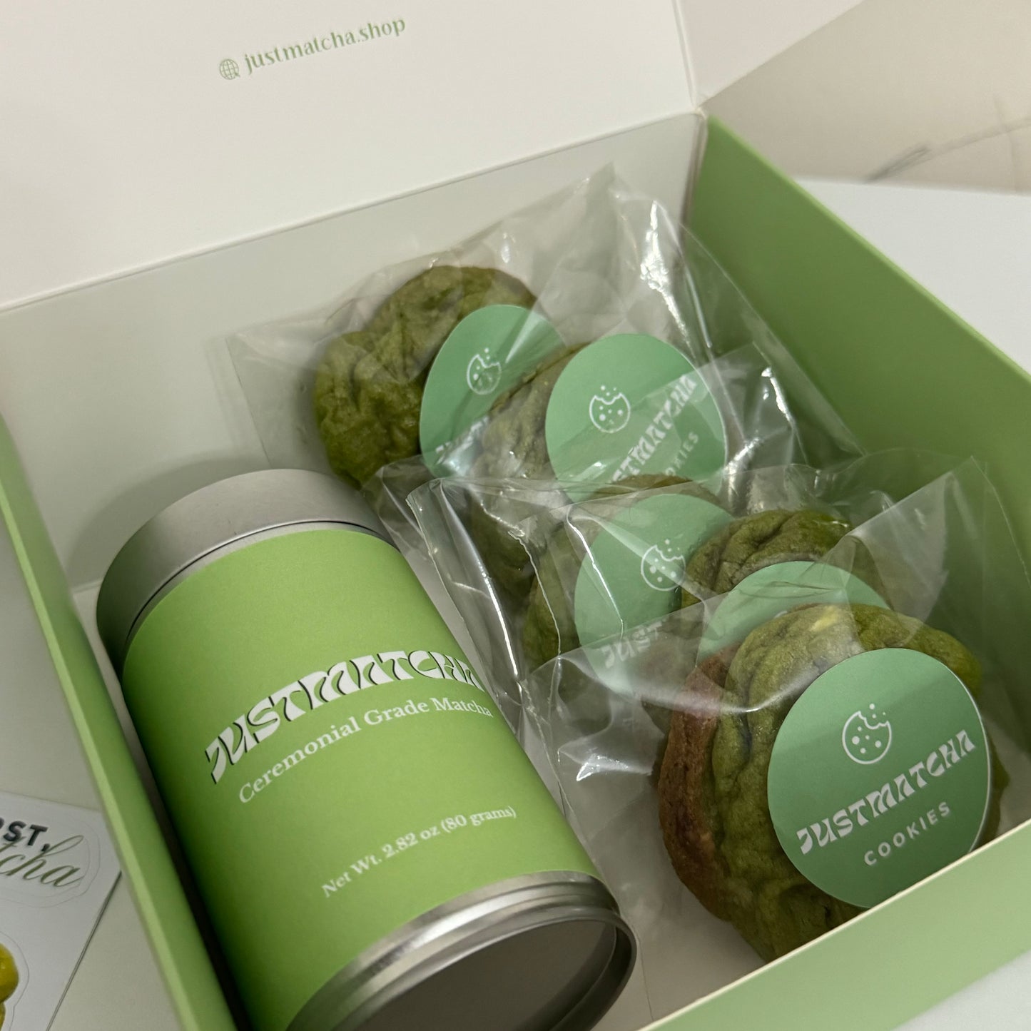 Matcha + Cookies